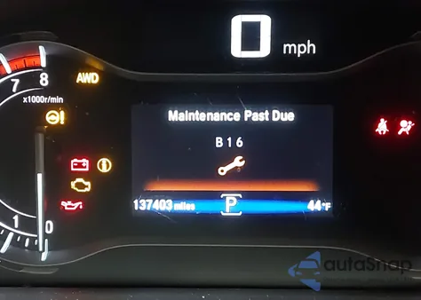 2016 Honda Pilot Ex-L из США, поврежденный, VIN 5FNYF6H78GB095280